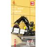 HAPPY BUILD SHINEYU XINYU YC-22009 22009 YC22009 non  MÁY CẮT YUJI 1:10 tỷ lệ 1:10 bộ đồ chơi xếp lắp ráp ghép mô hình Build Team Đội Xây Dựng 2068 khối