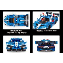 TA GAOLE T4032 4032 non  XE CẢNH SÁT ĐIỀU KHIỂN TỪ XA bộ đồ chơi xếp lắp ráp ghép mô hình  Kỹ Thuật Công Nghệ Cao Mô Hình Phương Tiện 488 khối