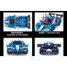 TA GAOLE T4032 4032 non  XE CẢNH SÁT ĐIỀU KHIỂN TỪ XA bộ đồ chơi xếp lắp ráp ghép mô hình  Kỹ Thuật Công Nghệ Cao Mô Hình Phương Tiện 488 khối