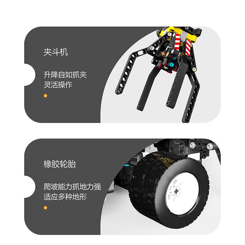 HAPPY BUILD SHINEYU XINYU YC-22009 22009 YC22009 non  MÁY CẮT YUJI 1:10 tỷ lệ 1:10 bộ đồ chơi xếp lắp ráp ghép mô hình Build Team Đội Xây Dựng 2068 khối