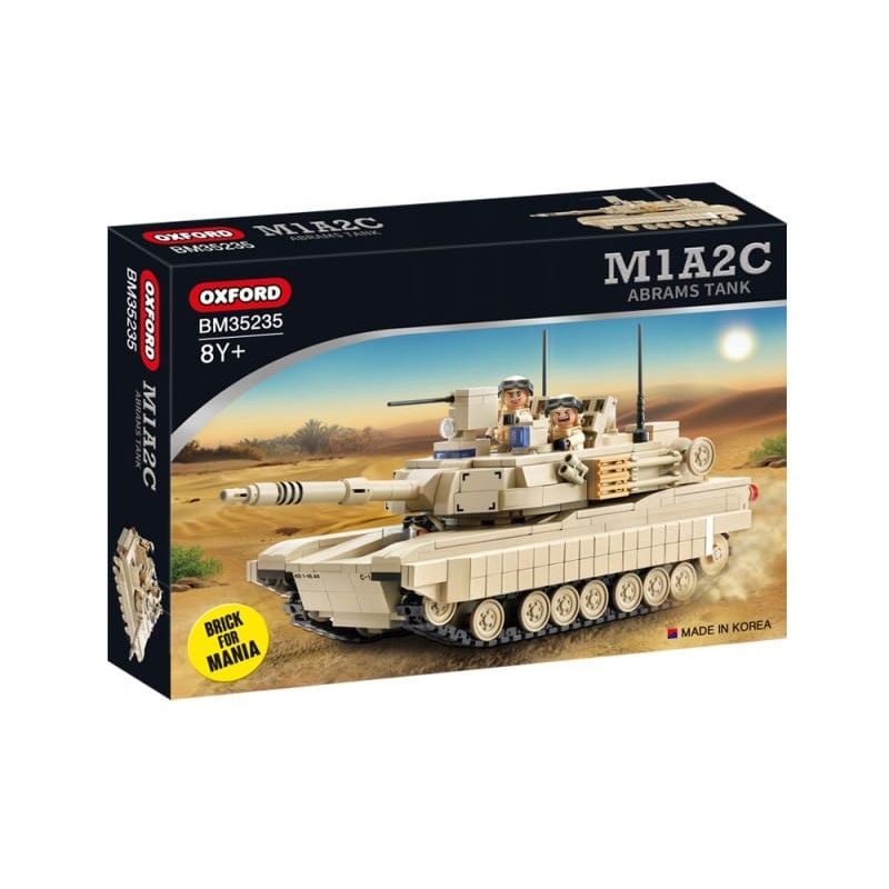 OXFORD BM35235 35235 non Lego XE TĂNG M1A2C ABRAMS bộ đồ chơi xếp lắp ráp ghép mô hình Military Army M1A2C 에이브람스 전차가 Quân Sự Bộ Đội