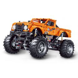 Winner 7126 non  XE TẢI QUÁI VẬT 1:12 tỷ lệ 1:12 bộ đồ chơi xếp lắp ráp ghép mô hình  MONSTER TRUCK Kỹ Thuật Công Nghệ Cao Mô Hình Phương Tiện 1492 khối
