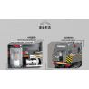 XINGBAO XB-50022 50022 XB50022 non  PHÁO ĐÀI CHỈ HUY DI ĐỘNG bộ đồ chơi xếp lắp ráp ghép mô hình Across The Battlefield MILITARY COMMAND VEHICLE Băng Qua Chiến Trường 839 khối