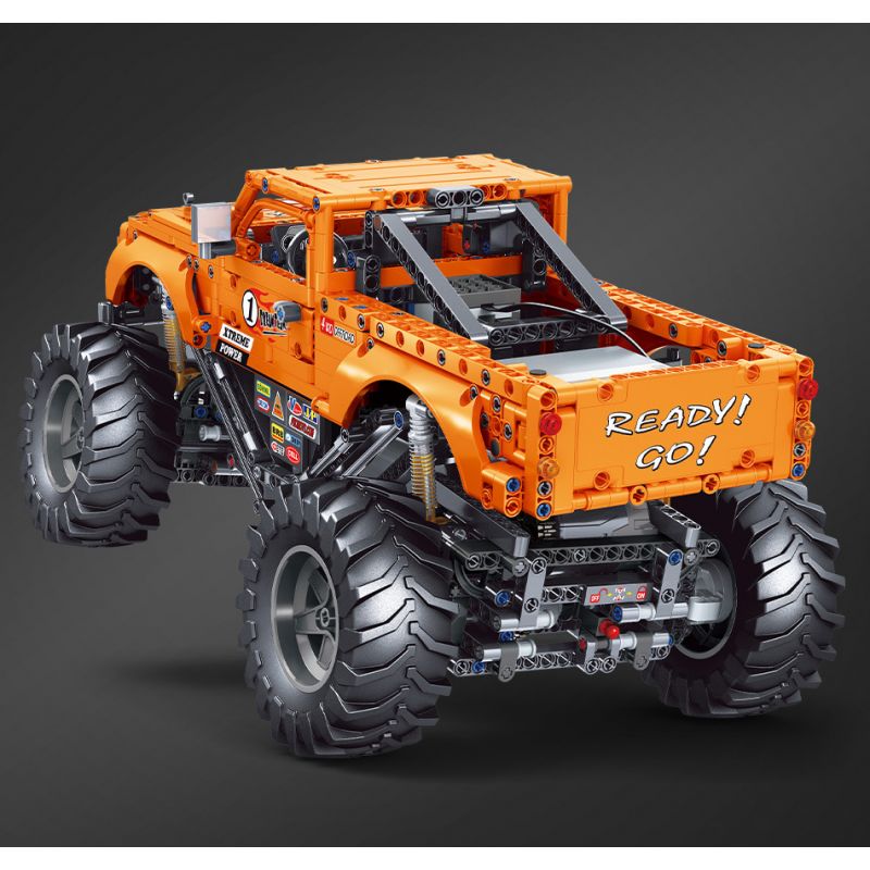 Winner 7126 non  XE TẢI QUÁI VẬT 1:12 tỷ lệ 1:12 bộ đồ chơi xếp lắp ráp ghép mô hình  MONSTER TRUCK Kỹ Thuật Công Nghệ Cao Mô Hình Phương Tiện 1492 khối