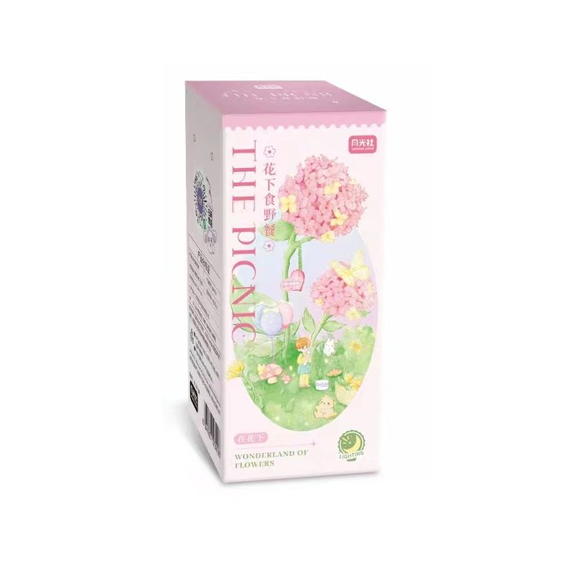 GEKKOSHA 804215 non  DÃ NGOẠI HOA bộ đồ chơi xếp lắp ráp ghép mô hình THE PICNIC 423 khối