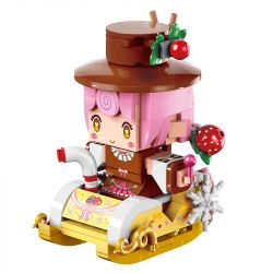 Enlighten 72022 Qman 72022 non  MINI PARK SERIES BLIND BOX 7 BONG BÓNG NGỒI TRONG TÀU CÁ HEO RABBIT BEAUTY SLIDE ORANGE SHOW JUGGLING CLAIRE TROJAN XIONG XIAOJI JOKER ẨN VỎ XẠ HƯƠNG MOUSSE bộ đồ chơi xếp lắp ráp ghép mô hình Minecraft Game Xây Dựng