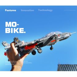 ACHKO 40002 non  MÁY BAY CHIẾN ĐẤU XUẤT SẮC TRUNG QUỐC TÀNG HÌNH J-20 bộ đồ chơi xếp lắp ráp ghép mô hình Military Army J-20 FIGHTER Quân Sự Bộ Đội 746 khối