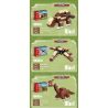 GUDI 40405 non  KHỦNG LONG BẠO CHÚA REX bộ đồ chơi xếp lắp ráp ghép mô hình Creator TYRANNOSAURUS REX Sáng Tạo 252 khối