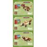GUDI 40405 non  KHỦNG LONG BẠO CHÚA REX bộ đồ chơi xếp lắp ráp ghép mô hình Creator TYRANNOSAURUS REX Sáng Tạo 252 khối