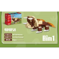 GUDI 40405 non  KHỦNG LONG BẠO CHÚA REX bộ đồ chơi xếp lắp ráp ghép mô hình Creator TYRANNOSAURUS REX Sáng Tạo 252 khối