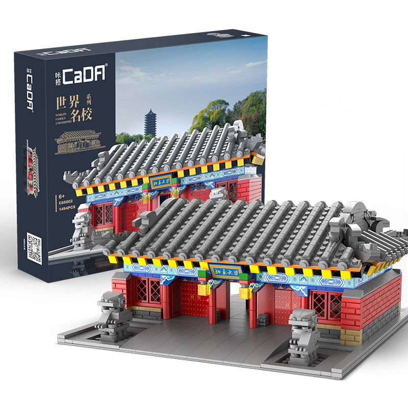 CADA DOUBLEE C66002 66002 non Lego CỔNG TRƯỜNG TÂY BẮC KINH bộ đồ chơi xếp lắp ráp ghép mô hình 1494 khối