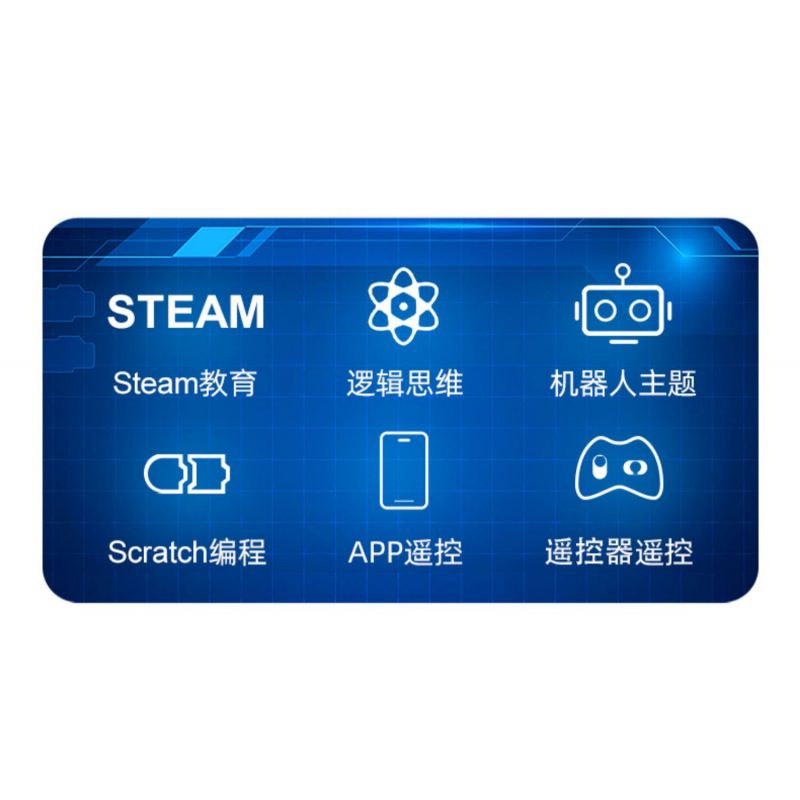 CADA DOUBLEE C83002 83002 non  ROBOT LẬP TRÌNH Z.BOT bộ đồ chơi xếp lắp ráp ghép mô hình  Kỹ Thuật Công Nghệ Cao Mô Hình Phương Tiện 462 khối