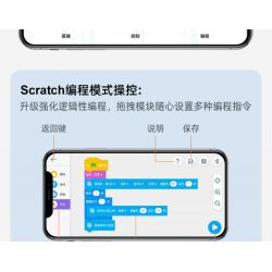 CADA DOUBLEE C83002 83002 non  ROBOT LẬP TRÌNH Z.BOT bộ đồ chơi xếp lắp ráp ghép mô hình  Kỹ Thuật Công Nghệ Cao Mô Hình Phương Tiện 462 khối