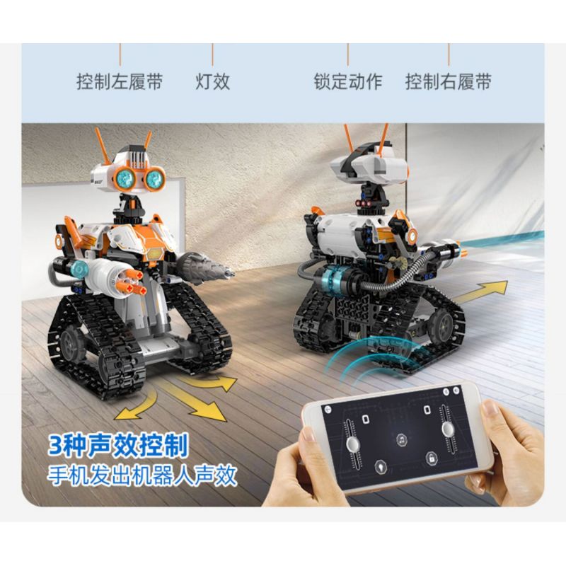 CADA DOUBLEE C83002 83002 non  ROBOT LẬP TRÌNH Z.BOT bộ đồ chơi xếp lắp ráp ghép mô hình  Kỹ Thuật Công Nghệ Cao Mô Hình Phương Tiện 462 khối