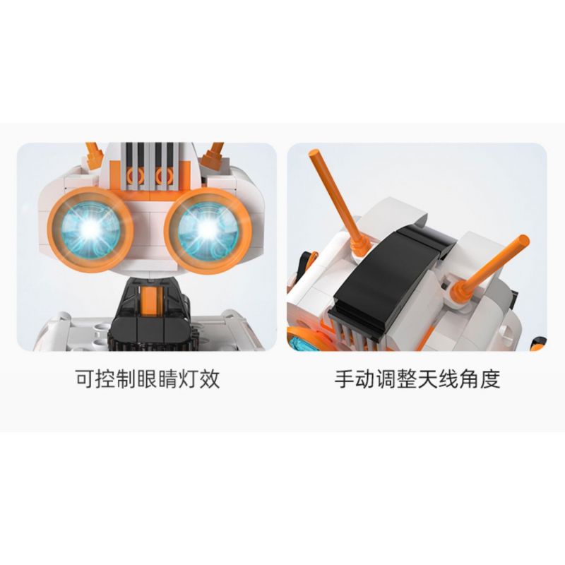 CADA DOUBLEE C83002 83002 non  ROBOT LẬP TRÌNH Z.BOT bộ đồ chơi xếp lắp ráp ghép mô hình  Kỹ Thuật Công Nghệ Cao Mô Hình Phương Tiện 462 khối