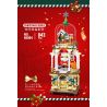 REOBRIX 66004 non  TƯỞNG TƯỢNG GIÁNG SINH bộ đồ chơi xếp lắp ráp ghép mô hình Seasonal CHRISTMAS DREAMS Mùa Lễ Hội 843 khối