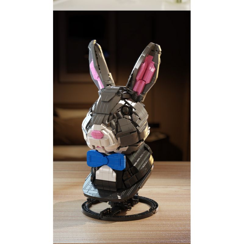 QIZHILE 103001 non  THỎ TỐT LÀNH bộ đồ chơi xếp lắp ráp ghép mô hình Creator Expert ROBBIT LUCKY Chuyên Gia Sáng Tạo