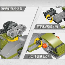 XINGBAO XB-57016 57016 XB57016 non  TYRANNOSAURUS REX CƠ HỌC (10 TRONG 1) bộ đồ chơi xếp lắp ráp ghép mô hình Creator Sáng Tạo 1159 khối