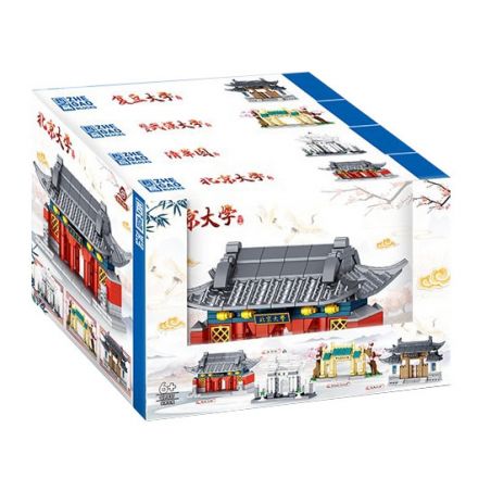 ZHEGAO QL1037 1037 non  CÁC TRƯỜNG ĐẠI HỌC NỔI TIẾNG THẾ GIỚI BẮC KINH THANH HOA QUỐC GIA VŨ HÁN PHÚC ĐÁN bộ đồ chơi xếp lắp ráp ghép mô hình SUNSHINE VILLA 832 khối