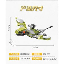 XINGBAO XB-57016 57016 XB57016 non  TYRANNOSAURUS REX CƠ HỌC (10 TRONG 1) bộ đồ chơi xếp lắp ráp ghép mô hình Creator Sáng Tạo 1159 khối