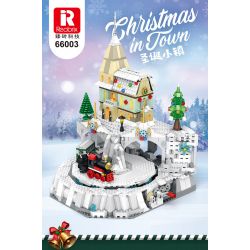 REOBRIX 66003 non  CHRISTMAS TOWN. bộ đồ chơi xếp lắp ráp ghép mô hình Seasonal CHRISTMAS IN TOWN Mùa Lễ Hội 1201 khối