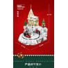 REOBRIX 66003 non  CHRISTMAS TOWN. bộ đồ chơi xếp lắp ráp ghép mô hình Seasonal CHRISTMAS IN TOWN Mùa Lễ Hội 1201 khối