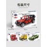 GBL KY1032 1032 non  SUV WRANGLER MÀU ĐỎ bộ đồ chơi xếp lắp ráp ghép mô hình  PROJECT MACHINE Kỹ Thuật Công Nghệ Cao Mô Hình Phương Tiện 664 khối