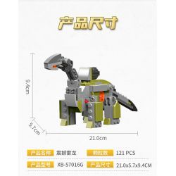 XINGBAO XB-57016 57016 XB57016 non  TYRANNOSAURUS REX CƠ HỌC (10 TRONG 1) bộ đồ chơi xếp lắp ráp ghép mô hình Creator Sáng Tạo 1159 khối