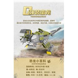 XINGBAO XB-57016 57016 XB57016 non  TYRANNOSAURUS REX CƠ HỌC (10 TRONG 1) bộ đồ chơi xếp lắp ráp ghép mô hình Creator Sáng Tạo 1159 khối