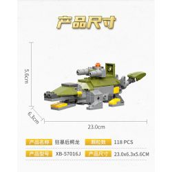 XINGBAO XB-57016 57016 XB57016 non  TYRANNOSAURUS REX CƠ HỌC (10 TRONG 1) bộ đồ chơi xếp lắp ráp ghép mô hình Creator Sáng Tạo 1159 khối