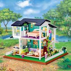 ZHEGAO DZ6110 6110 non  BIỆT THỰ NẮNG bộ đồ chơi xếp lắp ráp ghép mô hình Creator SUNSHINE VILLA Sáng Tạo 2395 khối