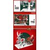 REOBRIX 66002 non  GIÁNG SINH XE TRƯỢT TUYẾT bộ đồ chơi xếp lắp ráp ghép mô hình Seasonal CHRISTMAS SLEIGH Mùa Lễ Hội 1572 khối
