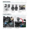 Kazi KY67285 67285 non  XE BỌC THÉP bộ đồ chơi xếp lắp ráp ghép mô hình 539 khối