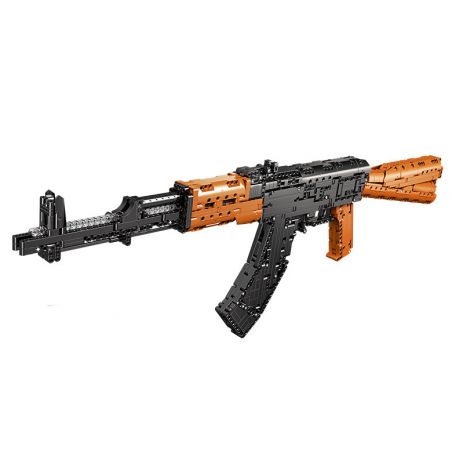 XINGBAO XB-24006 24006 XB24006 non  SÚNG TRƯỜNG TẤN CÔNG AK47 AKM bộ đồ chơi xếp lắp ráp ghép mô hình Pubg Battlegrounds AK47 AKM ASSAULT RIFLE Bắn Súng 1393 khối