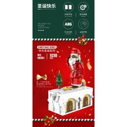 REOBRIX 66001 non  ÔNG GIÀ NOEN bộ đồ chơi xếp lắp ráp ghép mô hình Seasonal SANTA COMING Mùa Lễ Hội 1039 khối