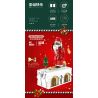 REOBRIX 66001 non  ÔNG GIÀ NOEN bộ đồ chơi xếp lắp ráp ghép mô hình Seasonal SANTA COMING Mùa Lễ Hội 1039 khối