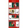REOBRIX 66001 non  ÔNG GIÀ NOEN bộ đồ chơi xếp lắp ráp ghép mô hình Seasonal SANTA COMING Mùa Lễ Hội 1039 khối