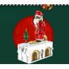 REOBRIX 66001 non  ÔNG GIÀ NOEN bộ đồ chơi xếp lắp ráp ghép mô hình Seasonal SANTA COMING Mùa Lễ Hội 1039 khối