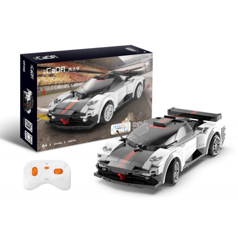 CADA DOUBLEE C51082 51082 non  CON TRAI CỦA GIÓ tỷ lệ 1:20 bộ đồ chơi xếp lắp ráp ghép mô hình Racers Z-WIND Đua Tốc Độ 258 khối