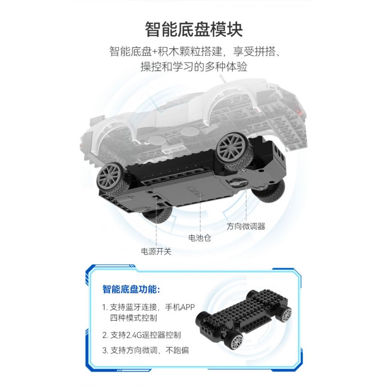 CADA DOUBLEE C51082 51082 non  CON TRAI CỦA GIÓ tỷ lệ 1:20 bộ đồ chơi xếp lắp ráp ghép mô hình Racers Z-WIND Đua Tốc Độ 258 khối