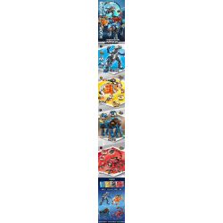 PanlosBrick 626005 Panlos Brick 626005 non  MECHA BEHEMOTH 4 LOẠI bộ đồ chơi xếp lắp ráp ghép mô hình 1268 khối