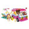 MEGA BLOKS GWR35 non  BARBIE GIẤC MƠ TRẠI bộ đồ chơi xếp lắp ráp ghép mô hình Girl Con Gái 123 khối