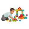 MEGA BLOKS DXH35 non  XE LỬA HỌC CHỮ CÁI LỚN bộ đồ chơi xếp lắp ráp ghép mô hình Pre-School Mẫu Giáo 60 khối