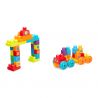 MEGA BLOKS DXH35 non  XE LỬA HỌC CHỮ CÁI LỚN bộ đồ chơi xếp lắp ráp ghép mô hình Pre-School Mẫu Giáo 60 khối
