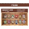 WANGE WG037 WG038 WG039 WG040 WG041 WG042 WG043 WG044 WG045 WG046 WG047 WG048 non  MƯỜI HAI CHÒM SAO ĐẦU GẠCH 12 PHONG CÁCH bộ đồ chơi xếp lắp ráp ghép mô hình Brickheadz Nhân Vật Đầu To 1090 khối