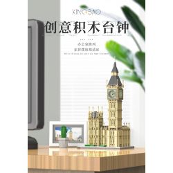 XINGBAO XB-18025 18025 XB18025 non  ĐỒNG HỒ LỚN bộ đồ chơi xếp lắp ráp ghép mô hình Buildings BIG BEN 815 khối