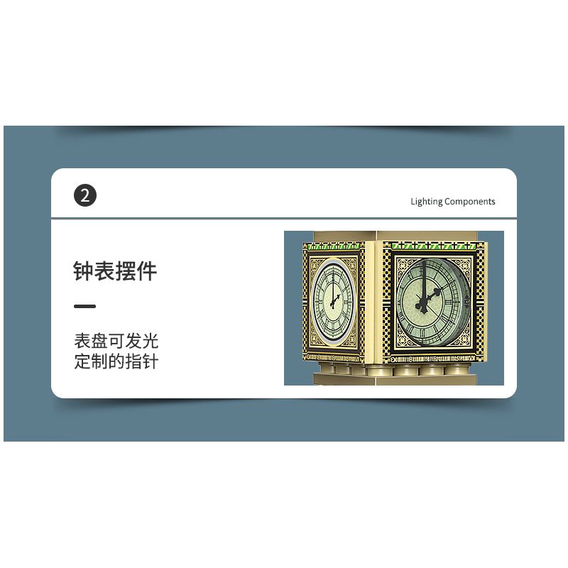 XINGBAO XB-18025 18025 XB18025 non  ĐỒNG HỒ LỚN bộ đồ chơi xếp lắp ráp ghép mô hình Buildings BIG BEN 815 khối