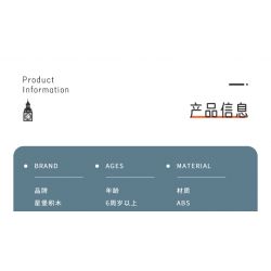 XINGBAO XB-18025 18025 XB18025 non  ĐỒNG HỒ LỚN bộ đồ chơi xếp lắp ráp ghép mô hình Buildings BIG BEN 815 khối