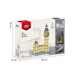 XINGBAO XB-18025 18025 XB18025 non  ĐỒNG HỒ LỚN bộ đồ chơi xếp lắp ráp ghép mô hình Buildings BIG BEN 815 khối