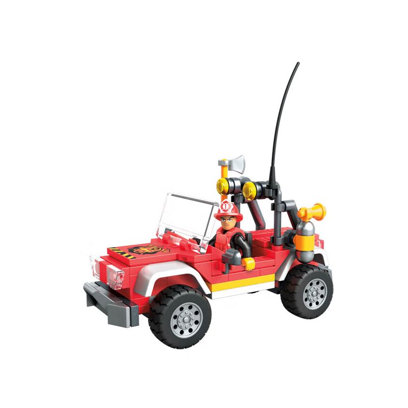 MEGA BLOKS GLK53 non Lego CỨU HỘ THÀNH PHỐ XE HỎA NHỎ bộ đồ chơi xếp lắp ráp ghép mô hình City 114 khối